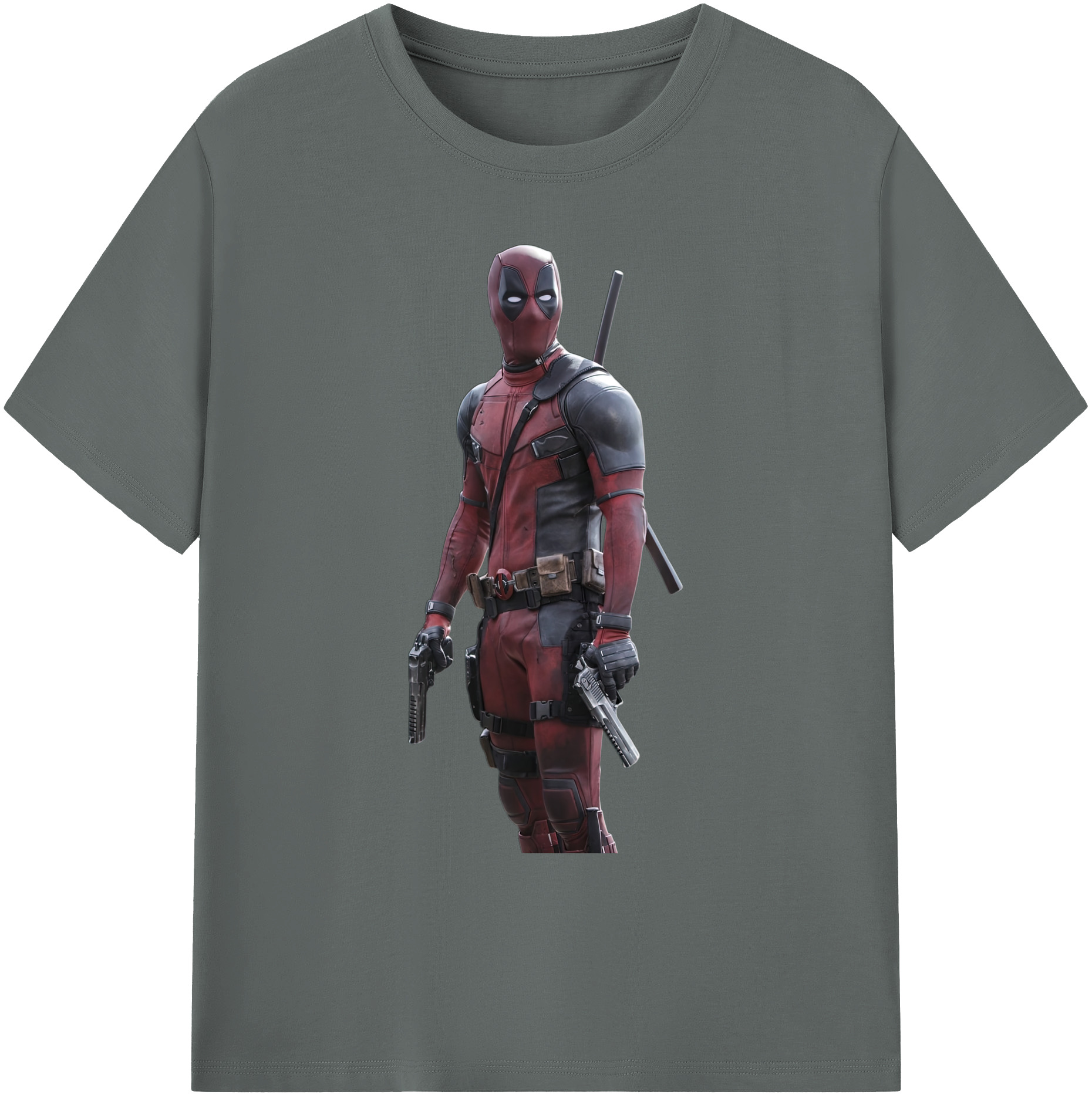 （画像用） Deadpool デッドプール 綿100％ メンズ半袖Tシャツ｜肌触りやわらか＆通気性
